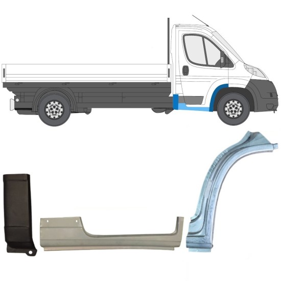 Javító panel készlet hoz Fiat Ducato 2006-2026 / Jobb / 16999