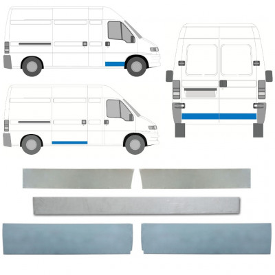 Ajtó javító panel hoz Fiat Ducato Boxer Relay Jumper 1994-2006 / Készlet 12627