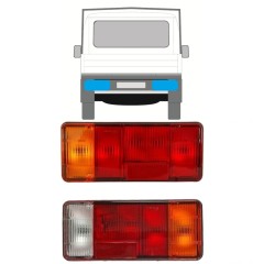 Hátsó lámpa hoz Fiat Ducato 1994-2002 / Bal+Jobb / Készlet 9757