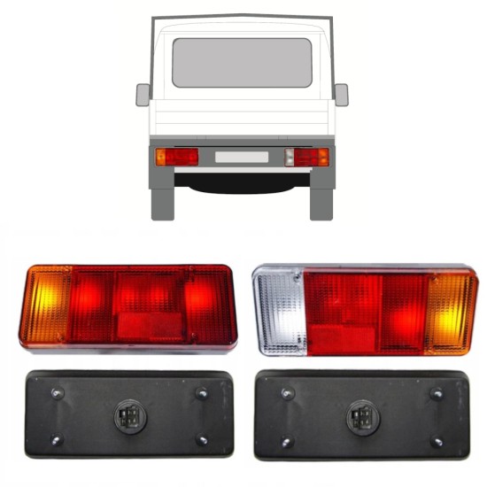 Hátsó lámpa hoz Fiat Ducato 1994-2002 / Bal+Jobb / Készlet 9757