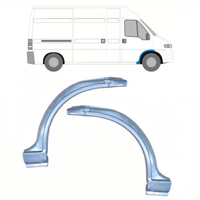 Első sárvédő javító panel hoz Fiat Ducato 1994-2006 / Bal+Jobb / Készlet 10701