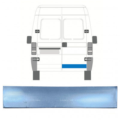 Alsó hátsó ajtó javító panel hoz Fiat Ducato Boxer Relay Jumper 1994-2006 / Jobb 7339