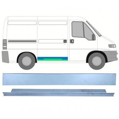 Tolóajtó javító panel hoz Fiat Ducato Boxer Relay Jumper 1994-2006 / SWB / Jobb /  12689