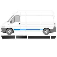 Oldalsó díszítő elemek készlete hoz Peugeot Boxer 2002-2006 / Bal / 14392