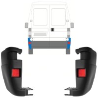 Hátsó lökhárító sarok hoz Peugeot Boxer 2002-2006 / Bal+Jobb / Készlet 13221