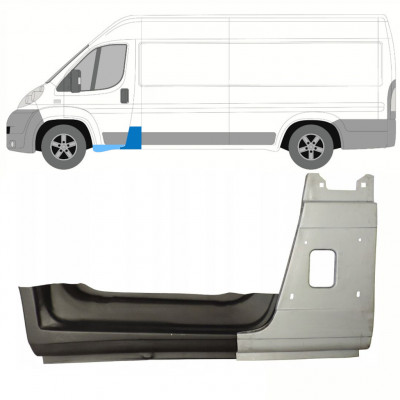 Oszlop javító panel + Küszöb javító panel hoz Fiat Ducato 2006- / Bal / Készlet 8743