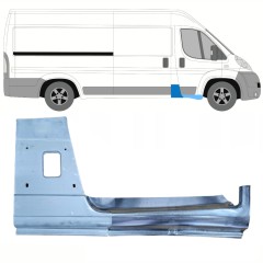 Oszlop javító panel + Küszöb javító panel hoz Citroen Jumper 2006-2025 / Jobb / Készlet 13952