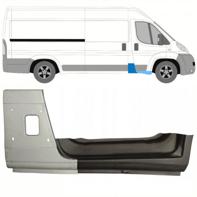 Oszlop javító panel + Küszöb javító panel hoz Fiat Ducato 2006- / Jobb / Készlet 8742