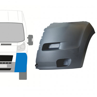 Első lökhárító sarok hoz Fiat Ducato 2006-2014 / Bal 7474