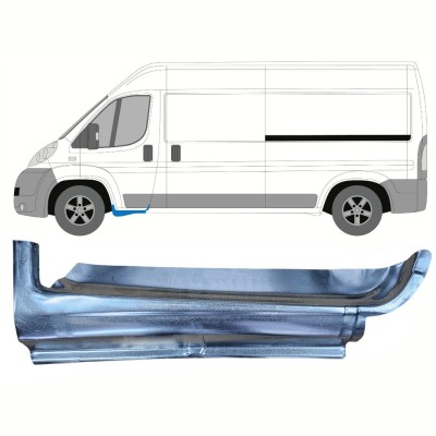 Első ajtó küszöb javító panel hoz Fiat Ducato 2006-2014 / Bal 14791