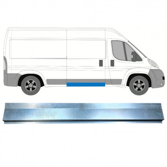 Belső küszöb javító panel hoz Fiat Ducato 2006- / Bal = Jobb (szimmetrikus) 12827