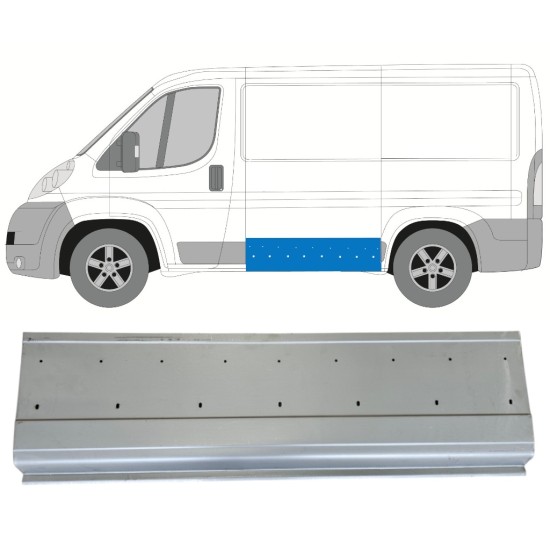 Oldalsó javító panel hoz Fiat Ducato 2006-2014 / Jobb 14736 Oldalsó javító panel hoz Fiat Ducato 2006-2014 / Jobb 14736
