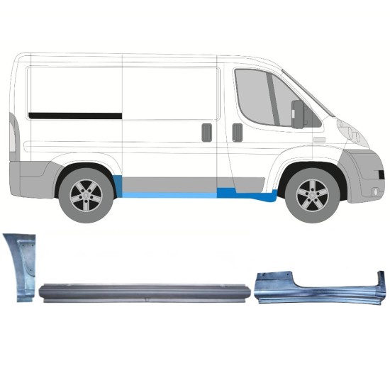 Javító panel készlet hoz Fiat Ducato 2006-2014 / Jobb / 14810 Javító panel készlet hoz Fiat Ducato 2006-2014 / Jobb / 14810