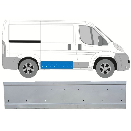 Tolóajtó javító panel hoz Fiat Ducato 2006-2014 / Jobb 14735 Tolóajtó javító panel hoz Fiat Ducato 2006-2014 / Jobb 14735