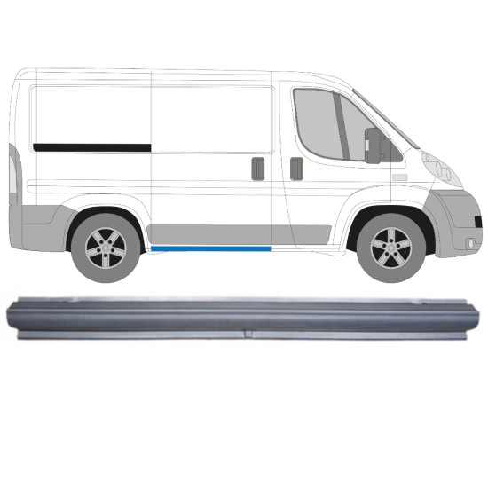 Tolóajtó küszöb javító panel hoz Fiat Ducato 2006-2014 / Jobb 14734 Tolóajtó küszöb javító panel hoz Fiat Ducato 2006-2014 / Jobb 14734