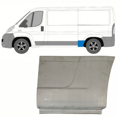 Hátsó sárvédő javító panel hoz Fiat Ducato 2006- / MWB / Bal 8860