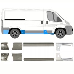 Küszöb javító panel hoz Citroen Jumper 2006-2025 / Bal+Jobb / Készlet 14159