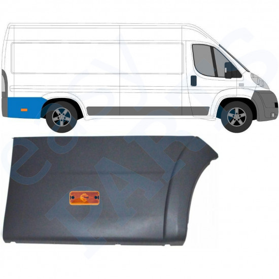 Hátsó oldali díszítő elem lámpával hoz Fiat Ducato 2006- / LWB / Jobb /  10682