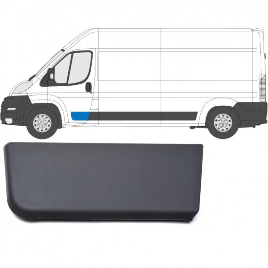 Első ajtó díszítő elem hoz Fiat Ducato 2006- / Bal 6530
