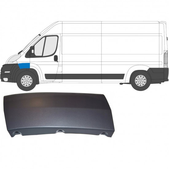Jobb első sárvédő díszléc hoz Fiat Ducato 2006- / Bal 6541