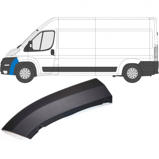 Első lökhárító oldalsó burkolat hoz Fiat Ducato 2006- / Bal 6539