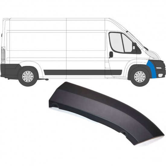 Első lökhárító oldalsó burkolat hoz Fiat Ducato 2006- / Jobb 6538