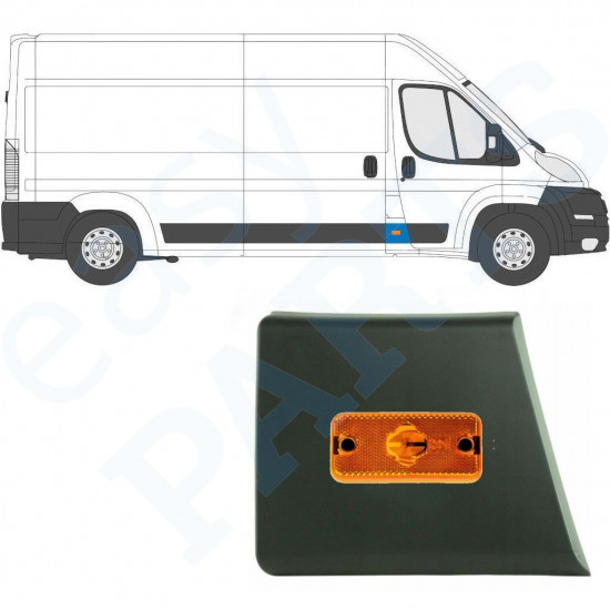 Oldalsó díszítő elem lámpával hoz Fiat Ducato 2006- / Jobb /  10678