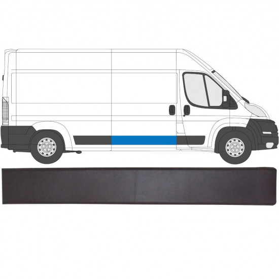 Tolóajtó díszléc hoz Fiat Ducato 2006- / Jobb 6537