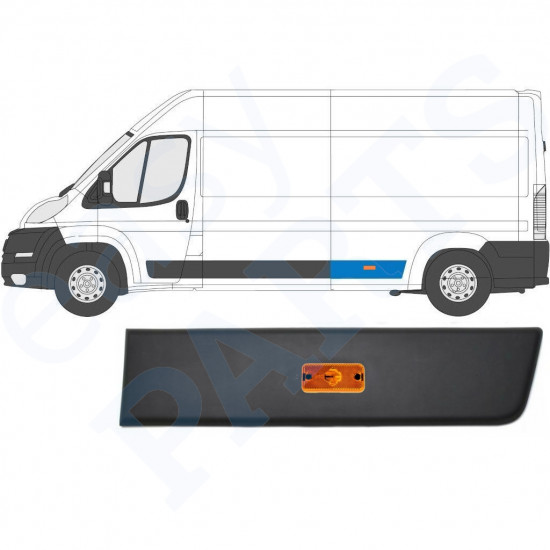 Hátsó oldali díszítő elem lámpával hoz Fiat Ducato 2006- / Bal /  10679