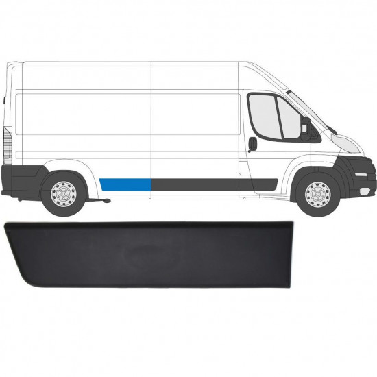 Hátsó oldali díszítő elem hoz Fiat Ducato 2006- / Jobb 6546