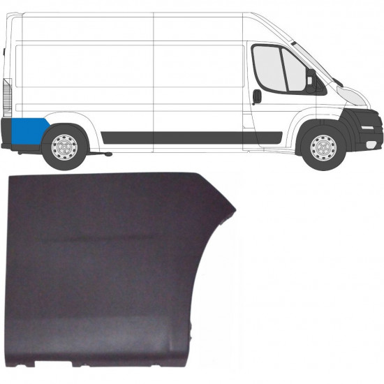 Hátsó sárvédő oldali díszítő elem hoz Fiat Ducato 2006- / Jobb 6552