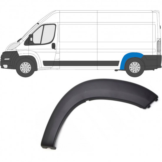 Hátsó sárvédő oldali díszítő elem hoz Fiat Ducato 2006- / Bal 6555