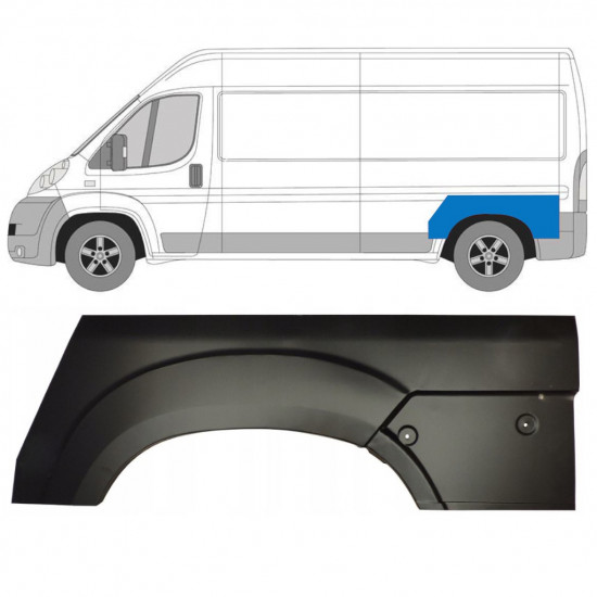 Hátsó sárvédő javító panel hoz Fiat Ducato 2006- / Bal 11726