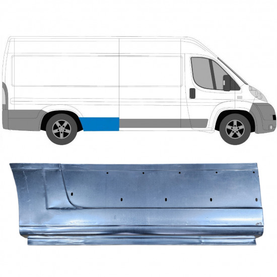 Hátsó sárvédő javító panel hoz Fiat Ducato 2006- / Jobb 6527
