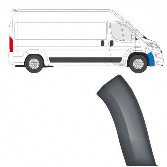 Első lökhárító oldalsó burkolat hoz Fiat Ducato 2014-2018 / Jobb 7765