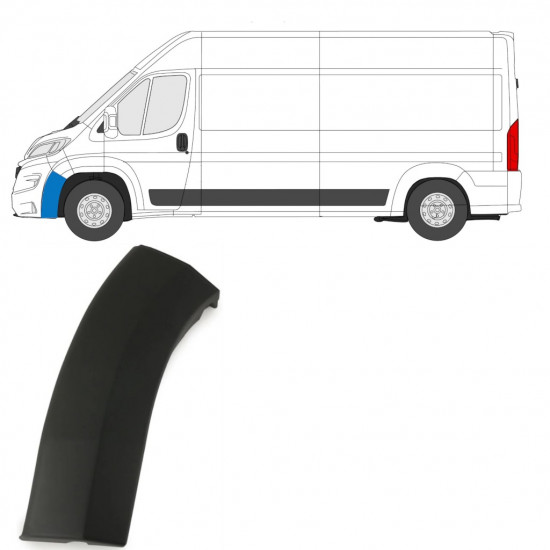 Első lökhárító oldalsó burkolat hoz Fiat Ducato 2018- / Bal 7779