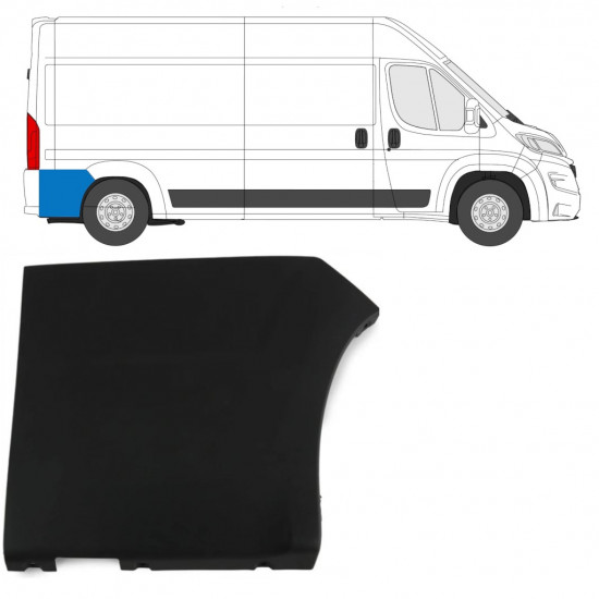 Hátsó oldali díszítő elem hoz Fiat Ducato 2018- / Jobb 7790