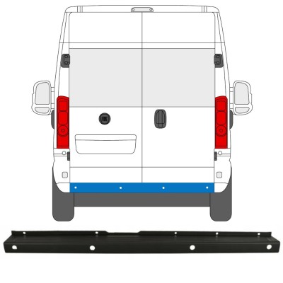 Hátsó lökhárító PDC-vel hoz Fiat Ducato 2018- 14968