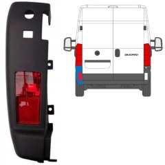 Hátsó lökhárító sarok lámpával hoz Peugeot Boxer 2018- / Bal / Készlet 13243