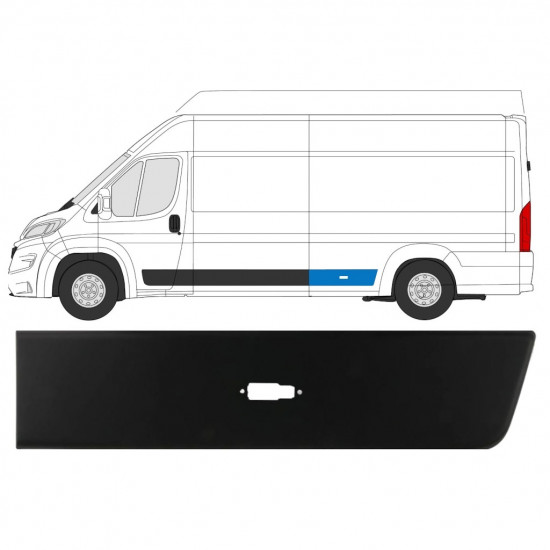 Hátsó oldali díszítő elem hoz Fiat Ducato 2018- / Bal 7793
