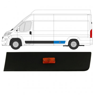Hátsó oldali díszítő elem lámpával hoz Fiat Ducato 2018- / Bal 7795