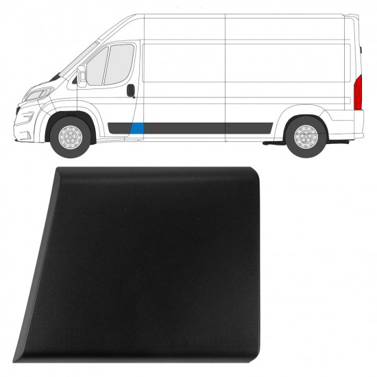 B-oszlop oldali díszítő elem hoz Fiat Ducato 2018- / Bal 7800