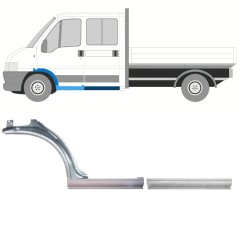 Küszöb és első sárvédő javító panel hoz Fiat Ducato 1994-2006 / Bal / Készlet 9904