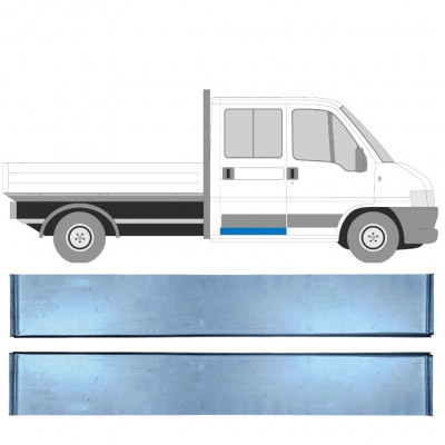 Hátsó ajtó javító panel hoz Fiat Ducato Boxer Relay Jumper 1994-2006 / Bal+Jobb / Duplafülkés / Készlet 10501