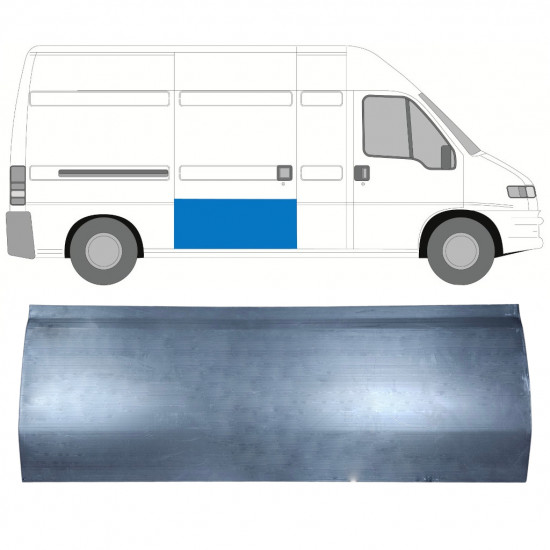 Tolóajtó javító panel hoz Fiat Ducato Boxer Relay 1994-2006 / Bal = Jobb (szimmetrikus) 5759