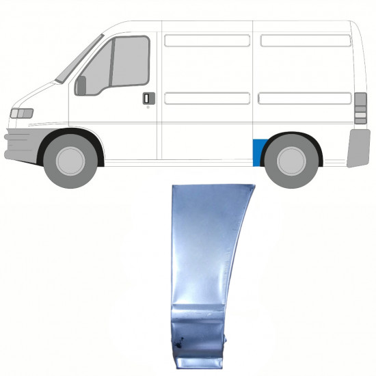 Hátsó sárvédő javító panel hoz Fiat Ducato Boxer Relay 1994-2006 / Bal 9123