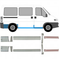 Küszöb és hátsó sárvédő javító panel hoz Fiat Ducato Boxer Relay 1994-2006 / Készlet 5087