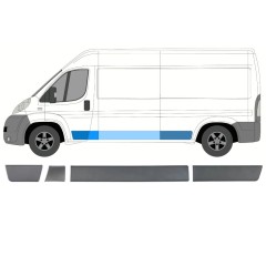 Oldalsó díszítő elemek készlete hoz Citroen Jumper 2006-2018 / Bal / 13865