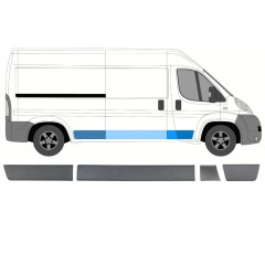 Oldalsó díszítő elemek készlete hoz Peugeot Boxer 2006-2018 / Jobb / 13862