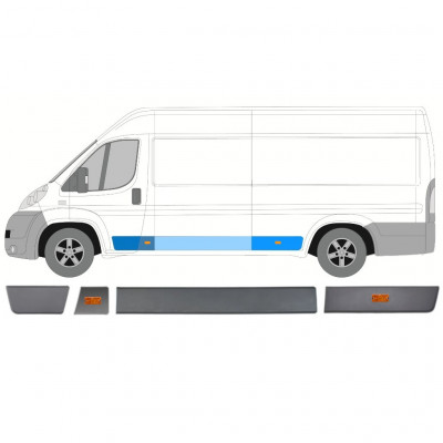 Díszítő elemek készlete lámpával hoz Fiat Ducato 2006- / Bal /  10449